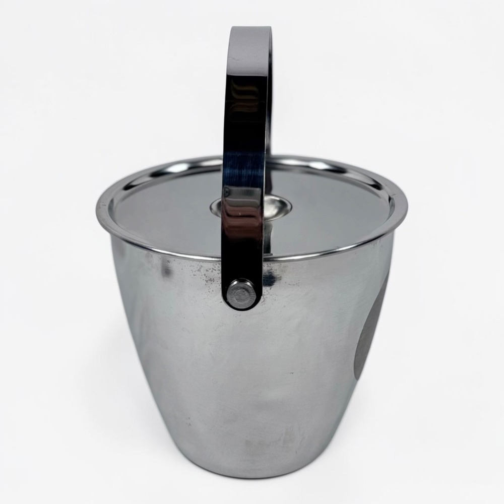Vintage IKEA Groggy Stainless Steel Ice Bucket Lid Anna Efverlund Maria Vinka - Picture 2 of 9